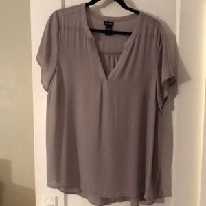Gray blouse